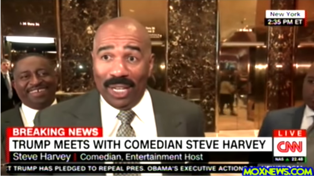 Donald Trump Meets With Steve Harvey (Video) Guarding Liberty